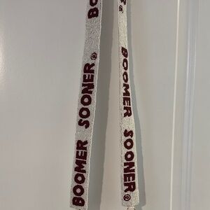Oklahoma Sooners 45" Collegiate Beaded Strap